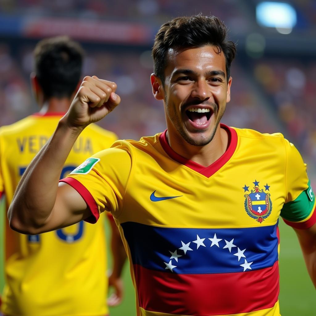 Juan Fernando Arango Tortolero trong màu áo đội tuyển Venezuela