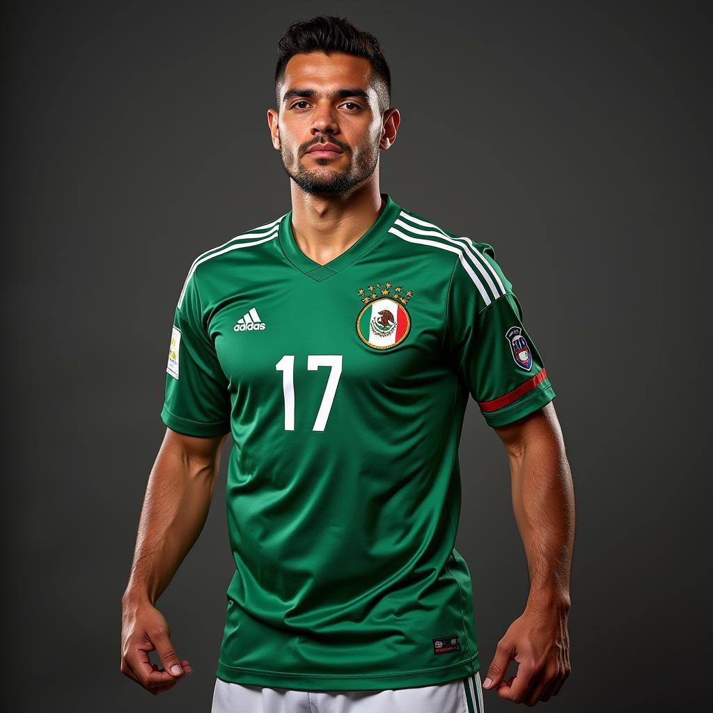 Juan Jose Purata trong màu áo đội tuyển Mexico