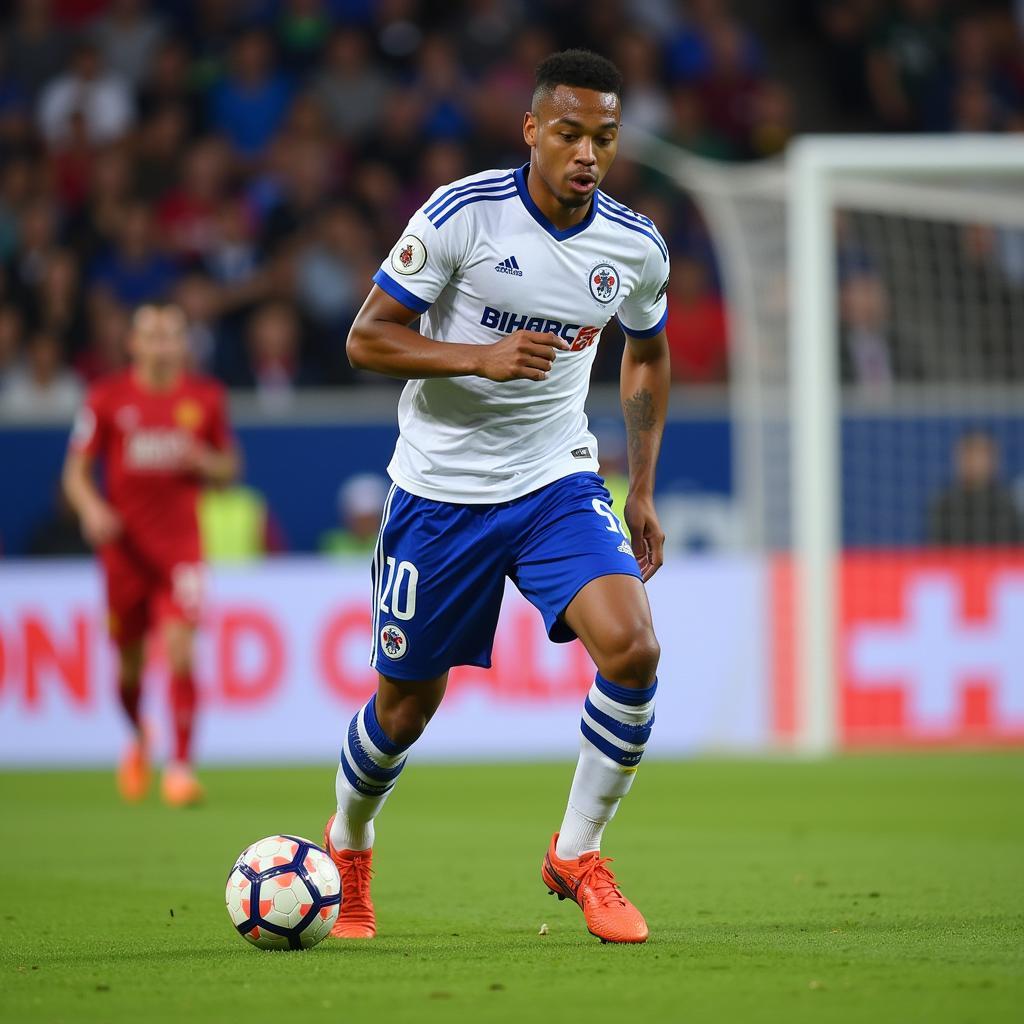 Julian Jeanvier trong màu áo Auxerre