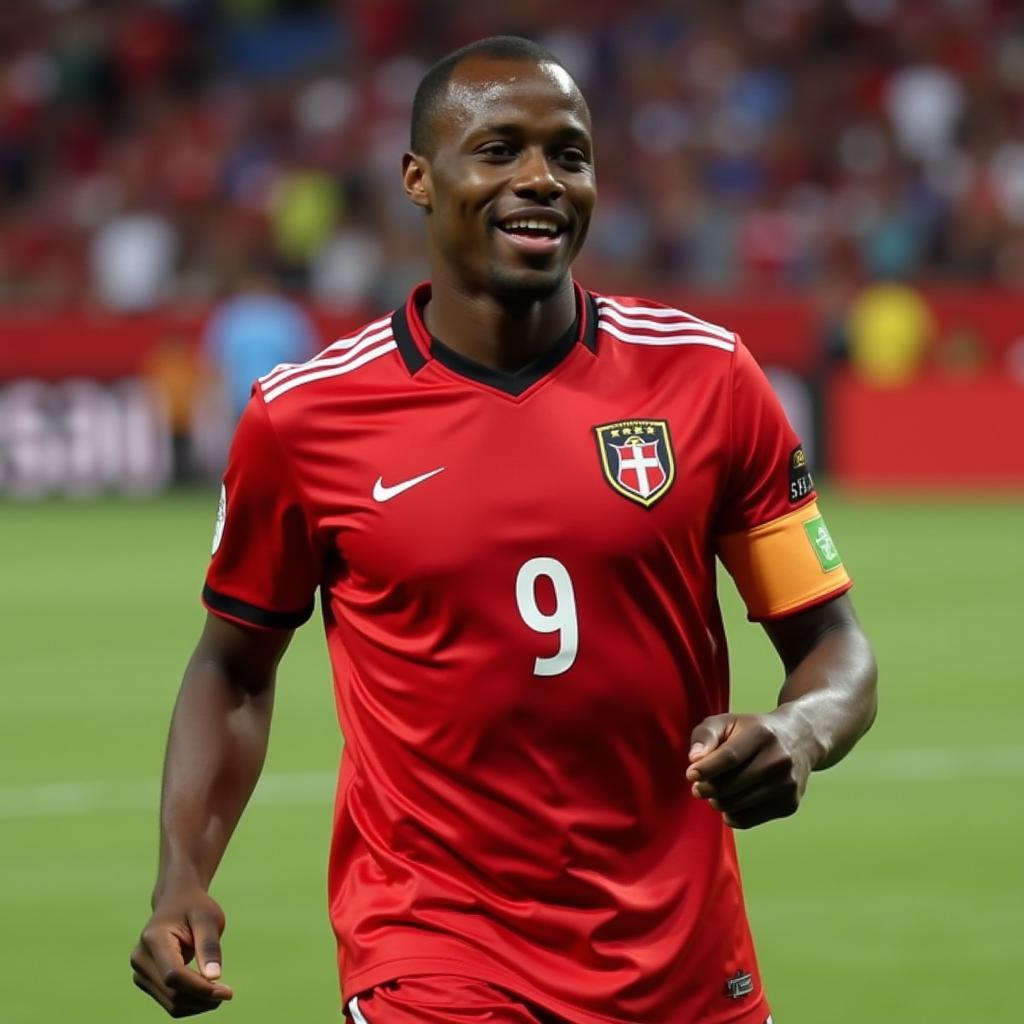 Justin Hoyte khoác áo đội tuyển Trinidad và Tobago