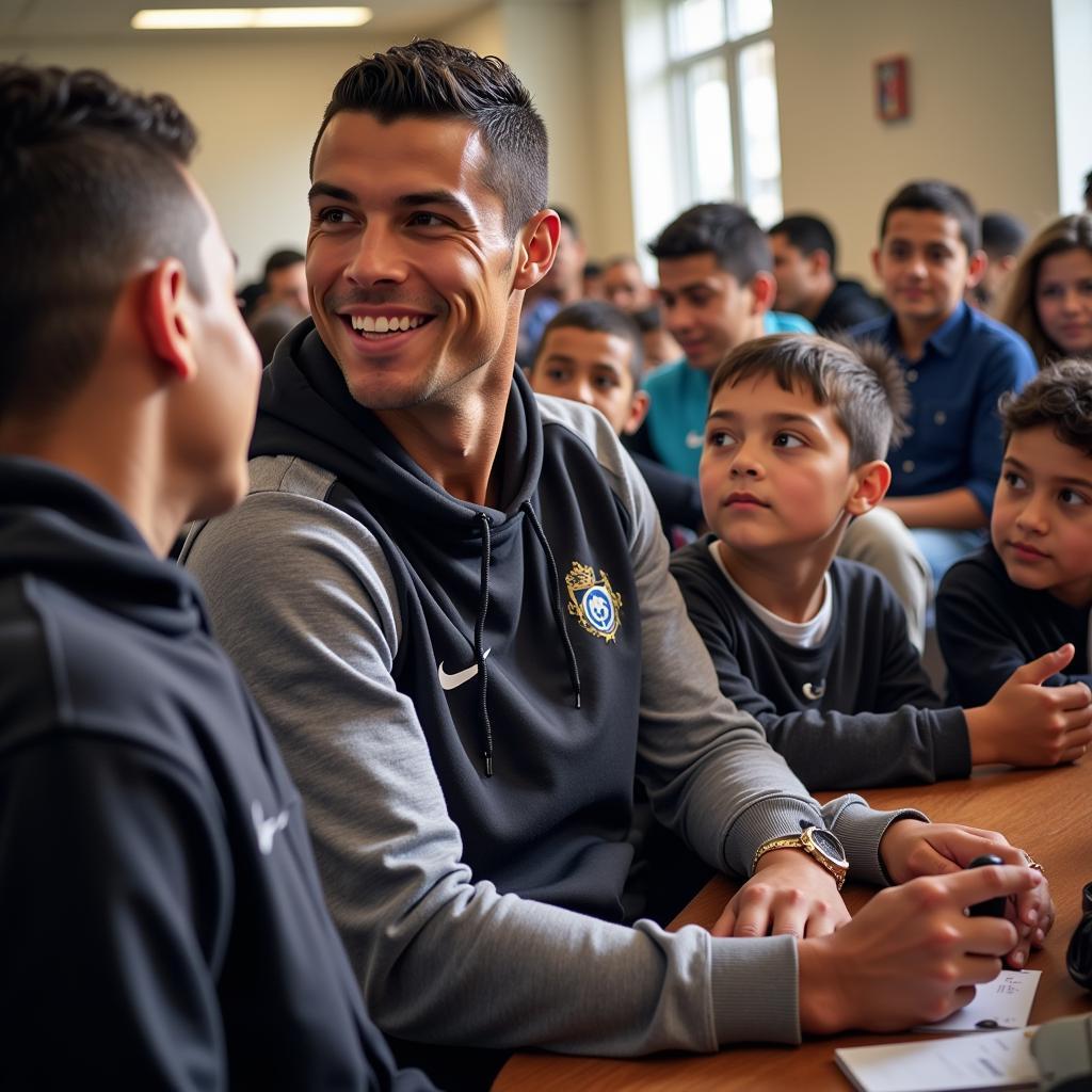 Cristiano Ronaldo truyền cảm hứng với Kasume