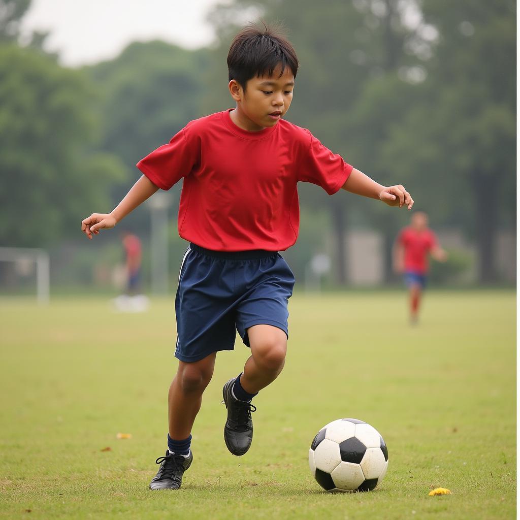 Kenji Cabrera khởi nghiệp bóng đá