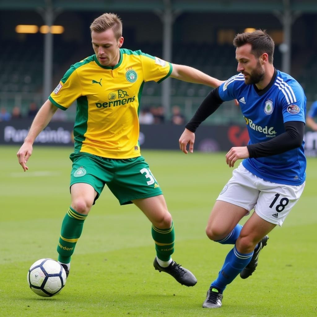 Kenny McEvoy trong màu áo Bray Wanderers