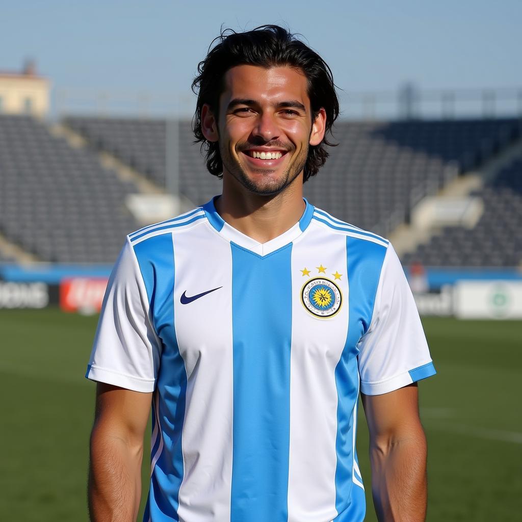 Kevin Méndez trong màu áo đội tuyển quốc gia Uruguay