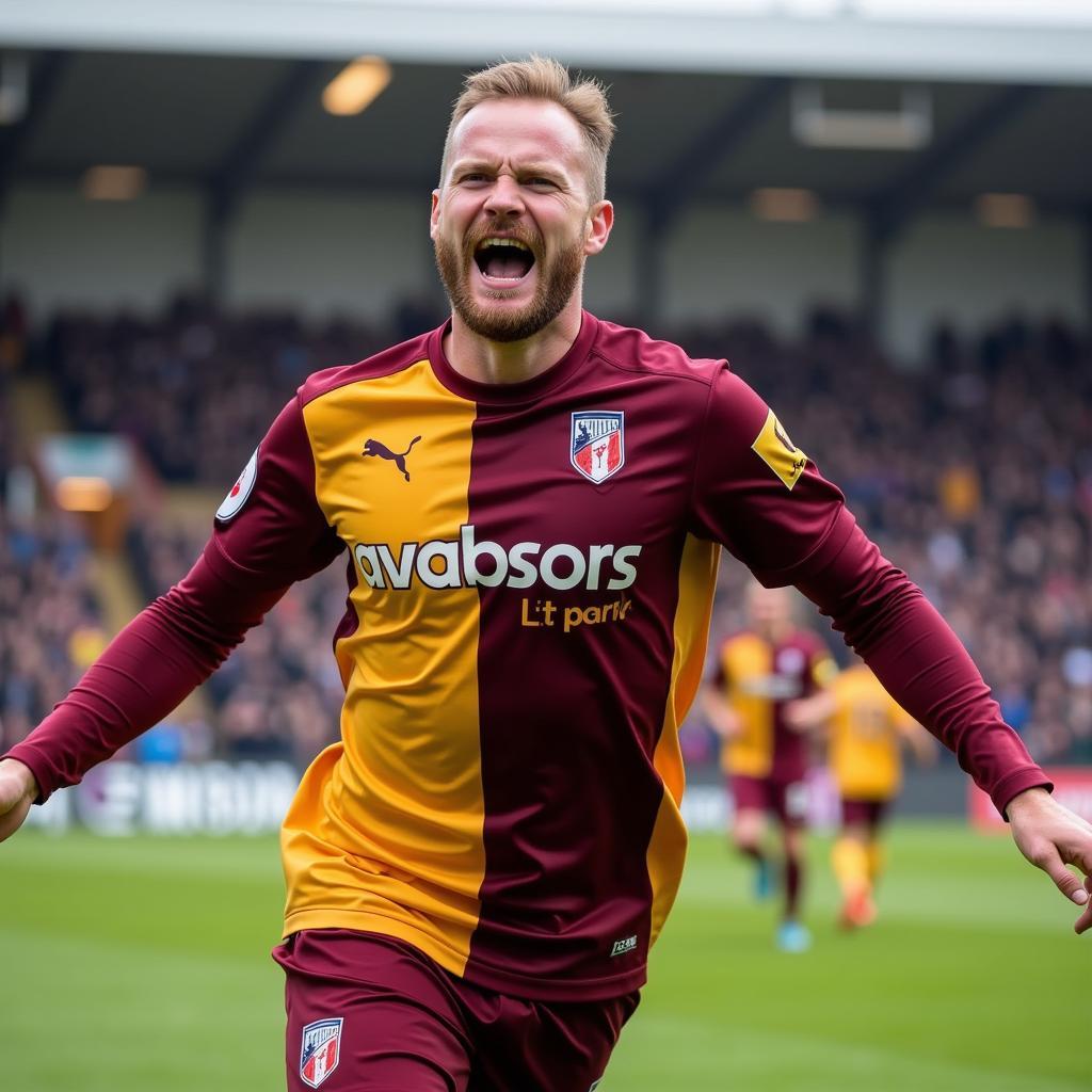 Kevin Van Veen ghi bàn cho Motherwell
