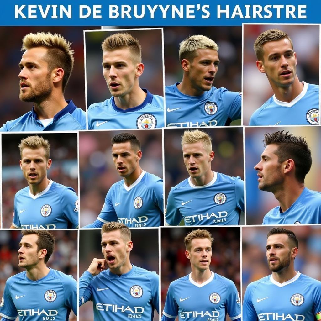 Sự tiến hóa kiểu tóc của De Bruyne