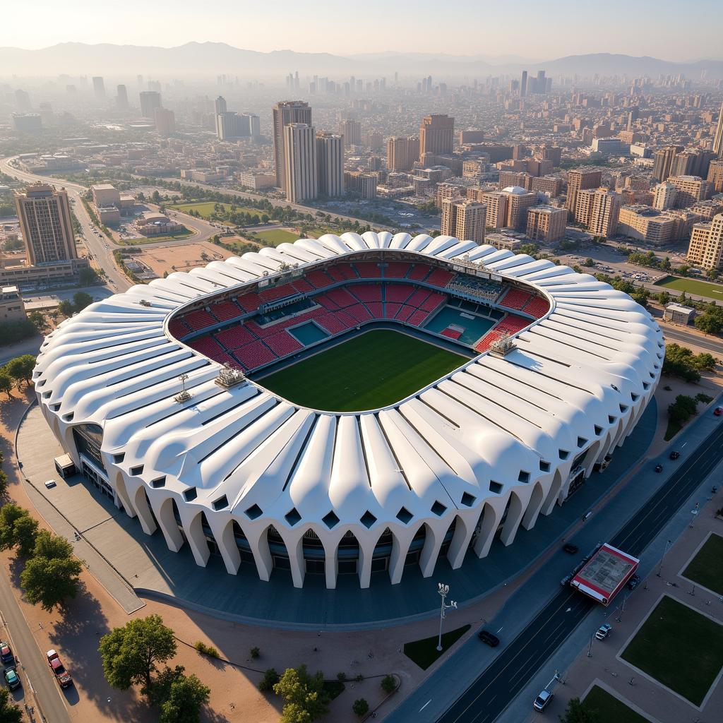 King Fahd International Stadium Aerial View