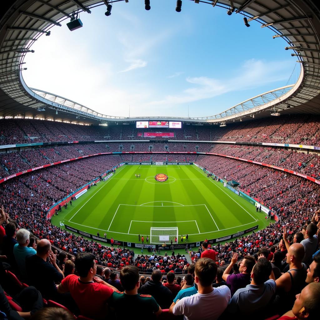 King Fahd International Stadium Crowd During Match