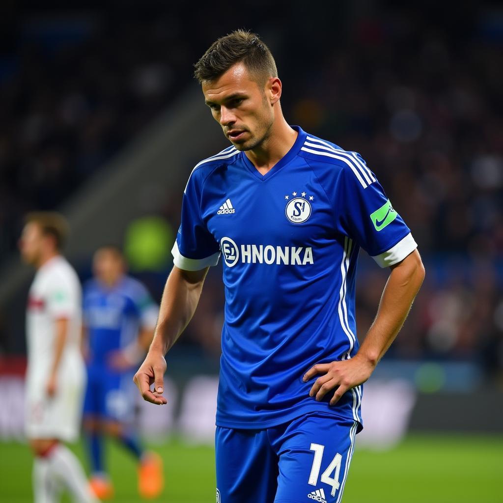 Konoplyanka thi đấu cho Schalke 04