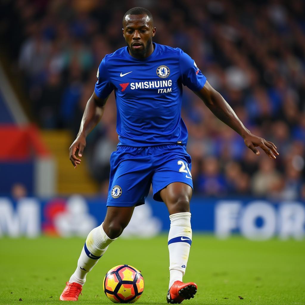 Lassine Diarra trong màu áo Chelsea