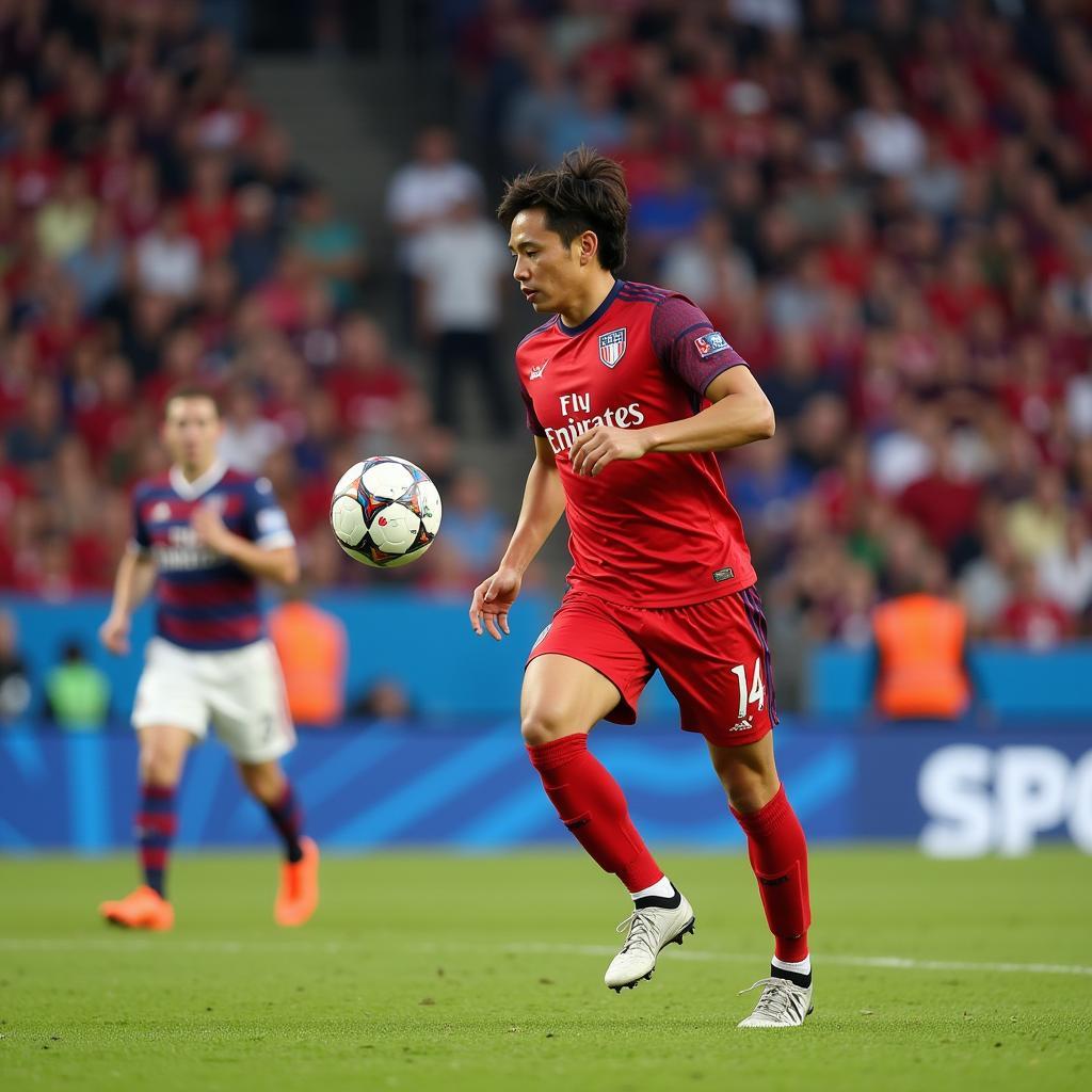 Lee Nguyen during his time with the New England Revolution