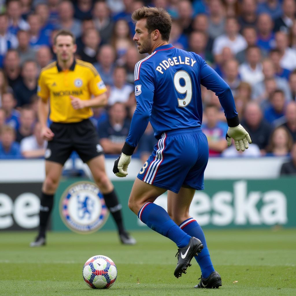 Lenny Pidgeley trong màu áo Chelsea