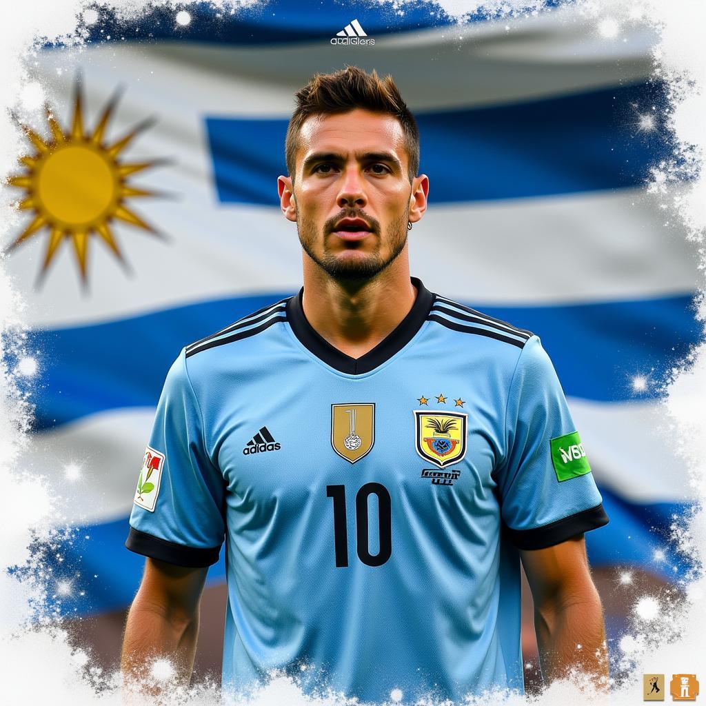 Luis Urruti Khoác Áo Tuyển Uruguay