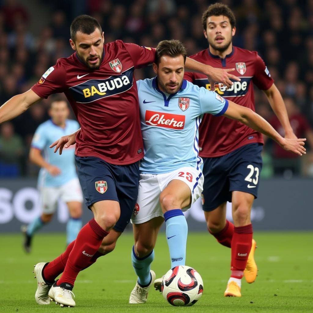 Lykogiannis thi đấu cho câu lạc bộ Bologna
