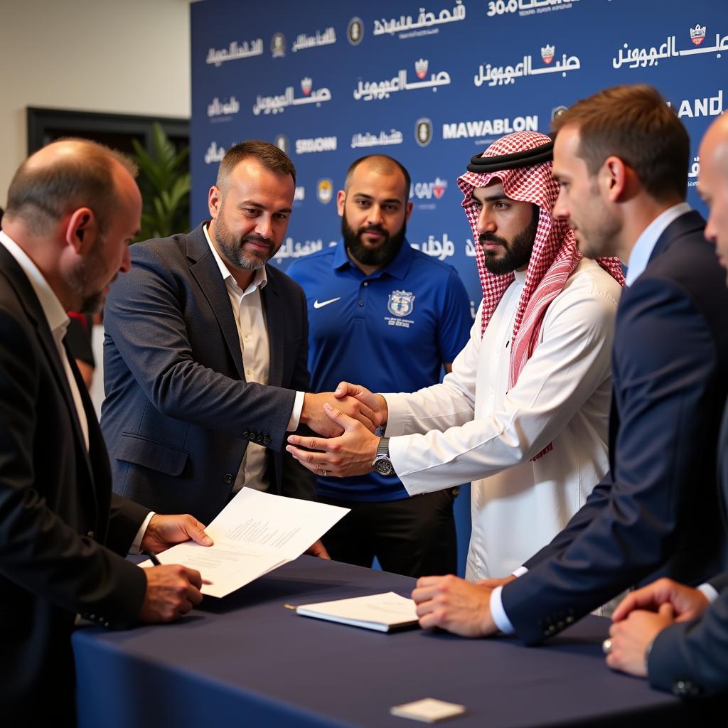 Malcolm ký hợp đồng với Al Hilal