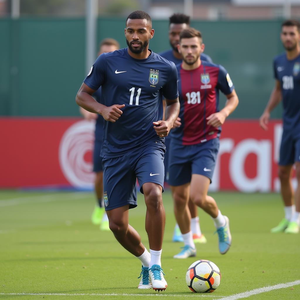Malcolm tập luyện cùng Al Hilal