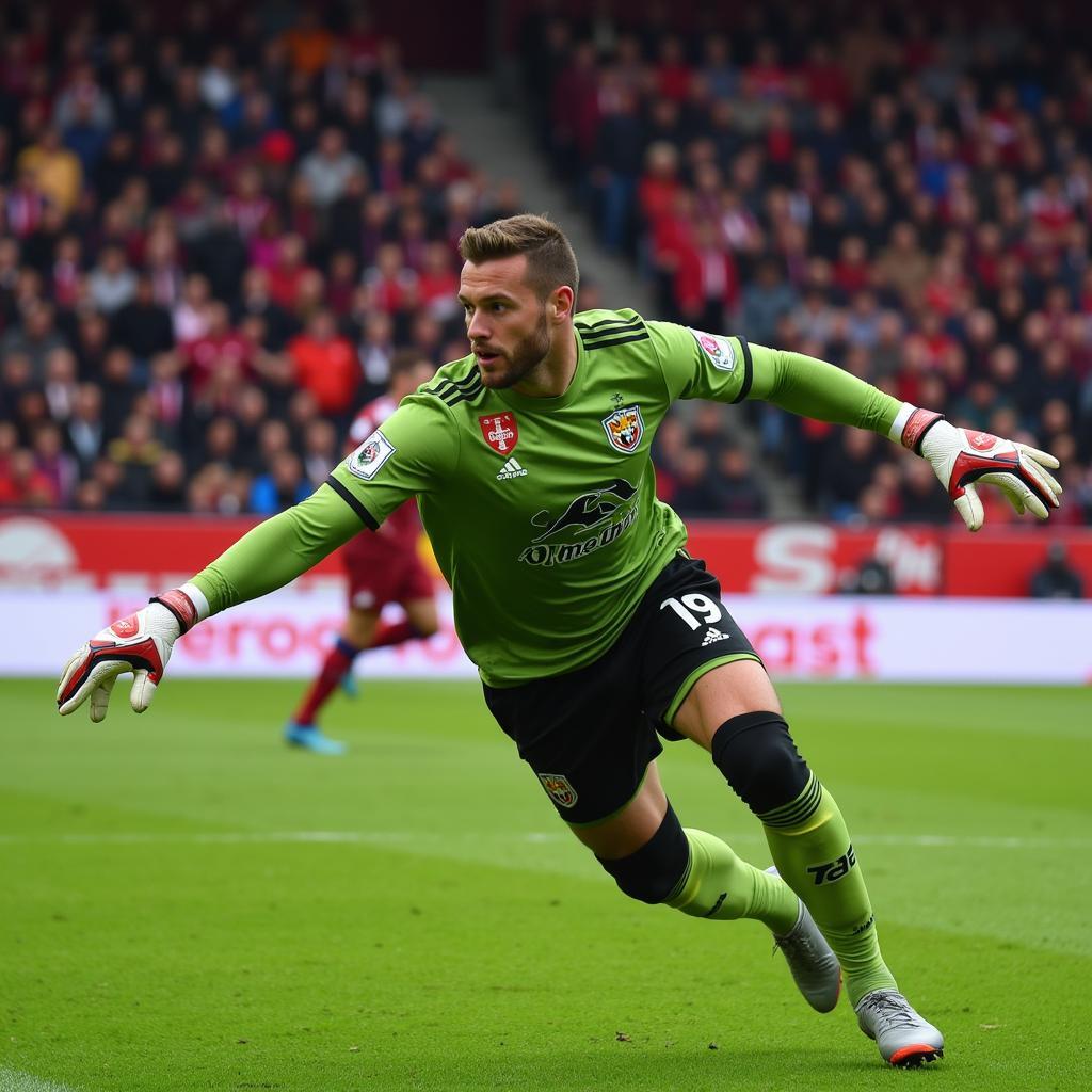 Marco Bizot thi đấu cho AZ Alkmaar
