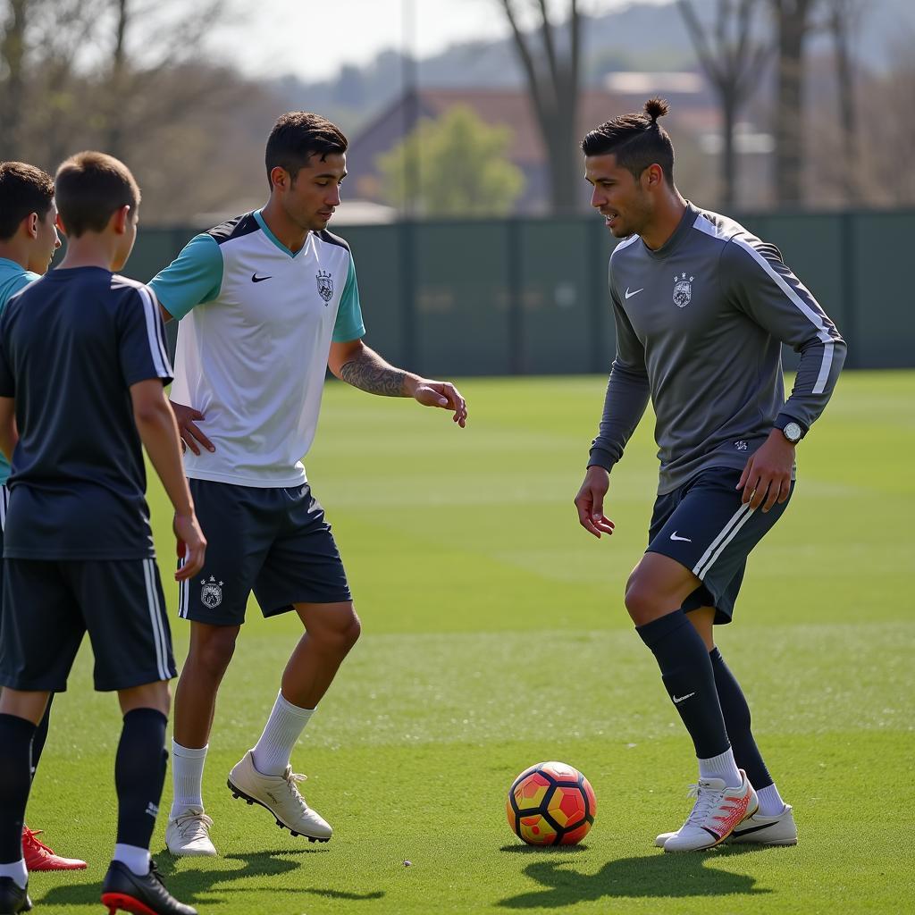 Ronaldo chia sẻ kinh nghiệm bóng đá