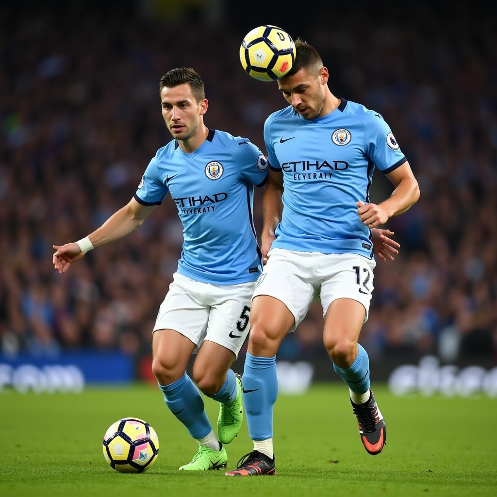 Matija Nastasić trong màu áo Manchester City