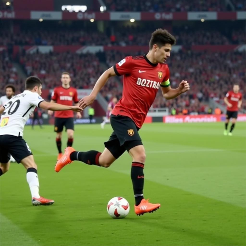 Maxi Rolón thể hiện kỹ thuật điêu luyện