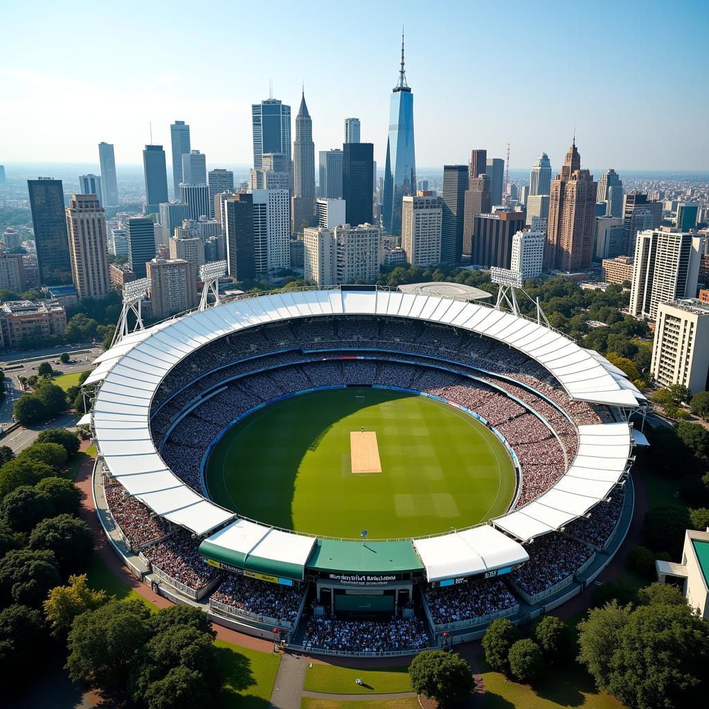 Toàn cảnh sân vận động Melbourne Cricket Ground