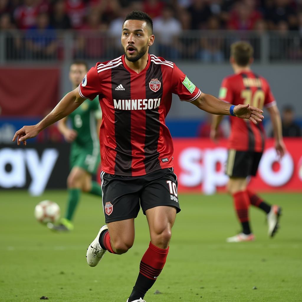 Michael Boxall trong màu áo Minnesota United