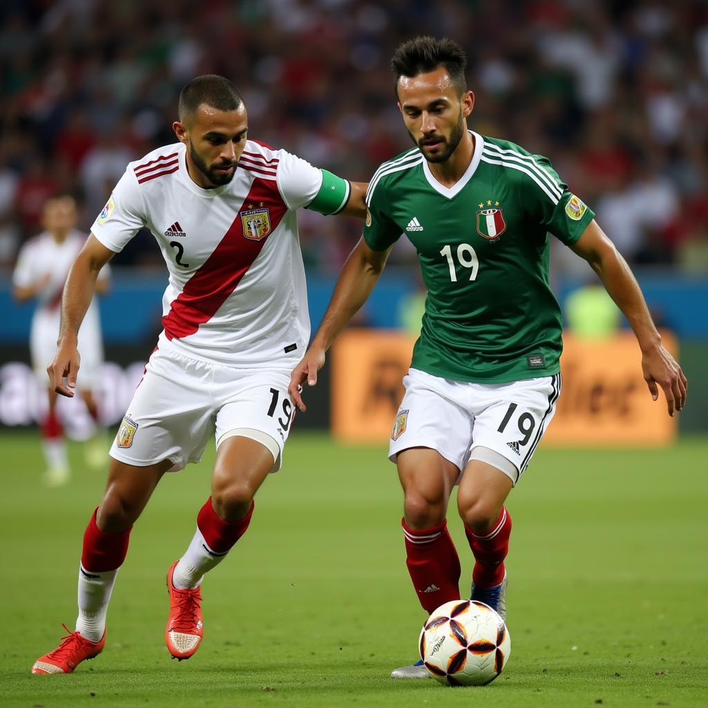 Miguel Layun khoác áo số 19 cho Đội tuyển Mexico