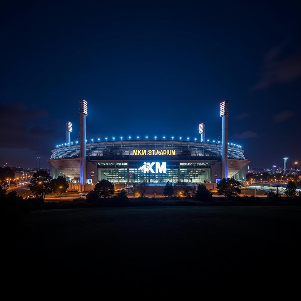 MKM Stadium Night View