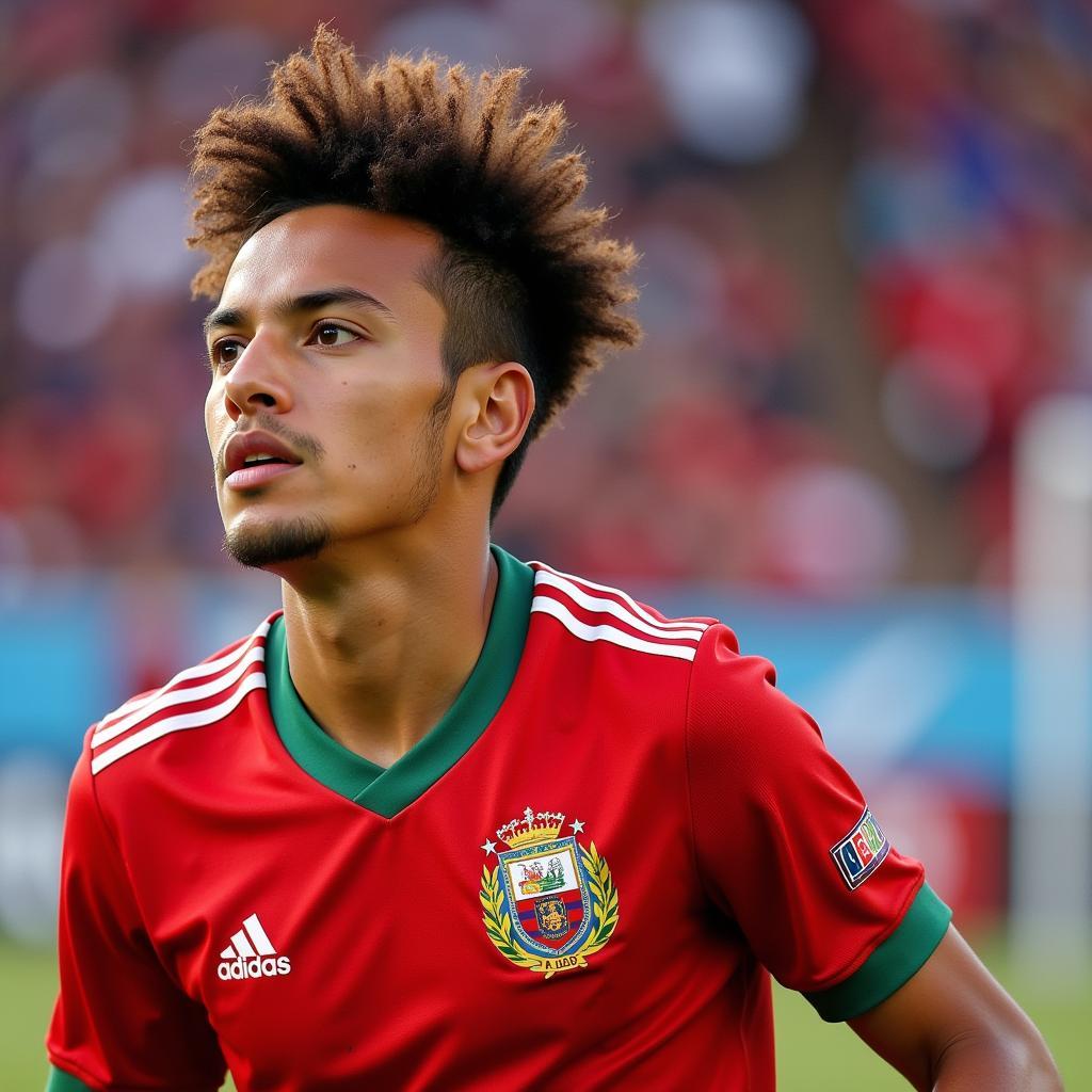 Nacho Quintana trong màu áo đội tuyển quốc gia