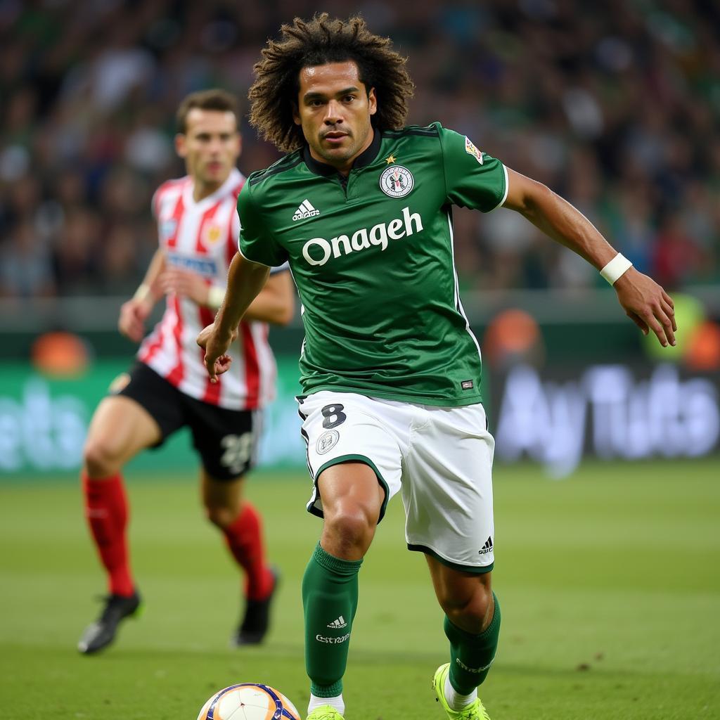 Nelson Valdez trong màu áo Werder Bremen