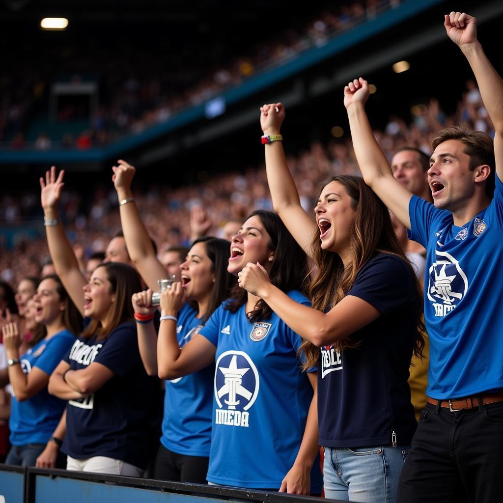 Cổ động viên tại sân vận động Inter de Miami