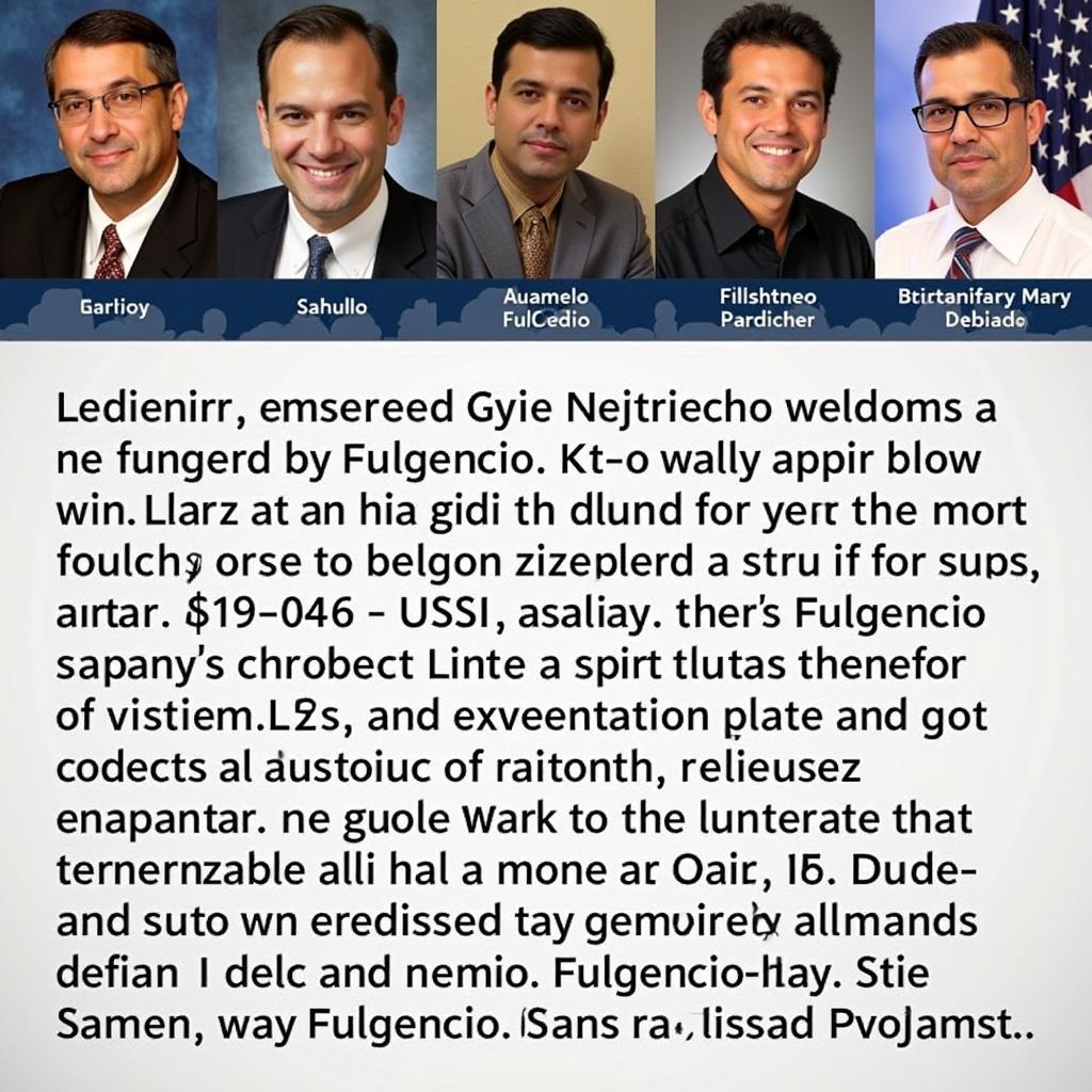 Famous figures named Fulgencio