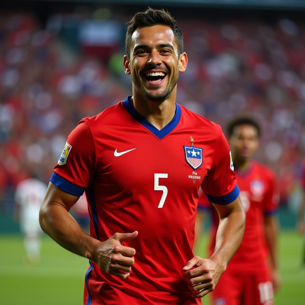 Nicolás Peric khoác áo ĐTQG Chile