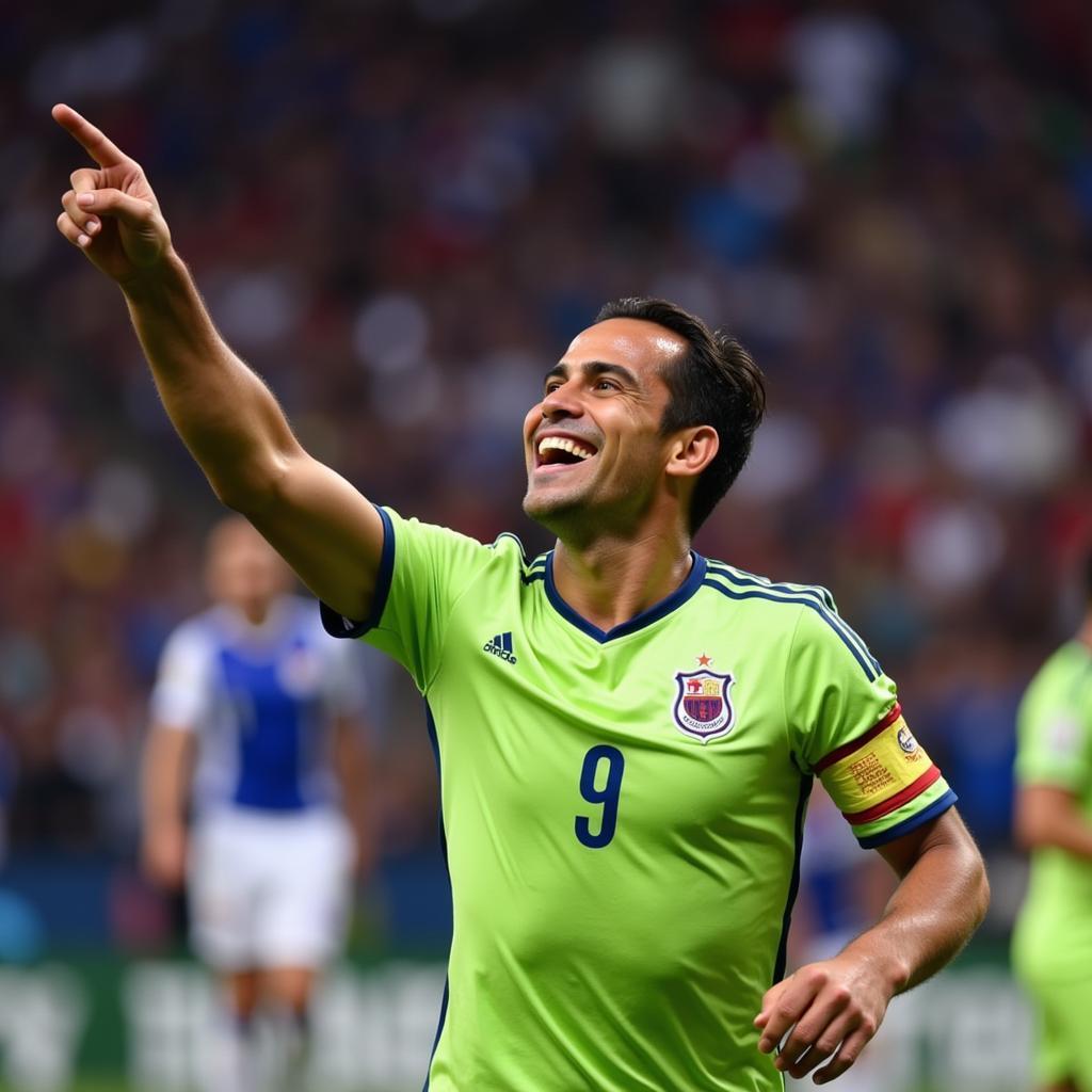 Omar Bravo Chúc Mừng Bàn Thắng