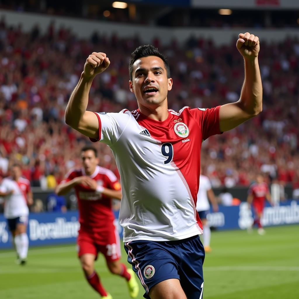 Omar Bravo ghi bàn cho Chivas