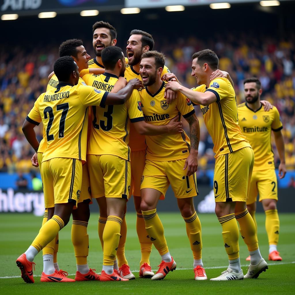 Parma FC Players Showing Resilience