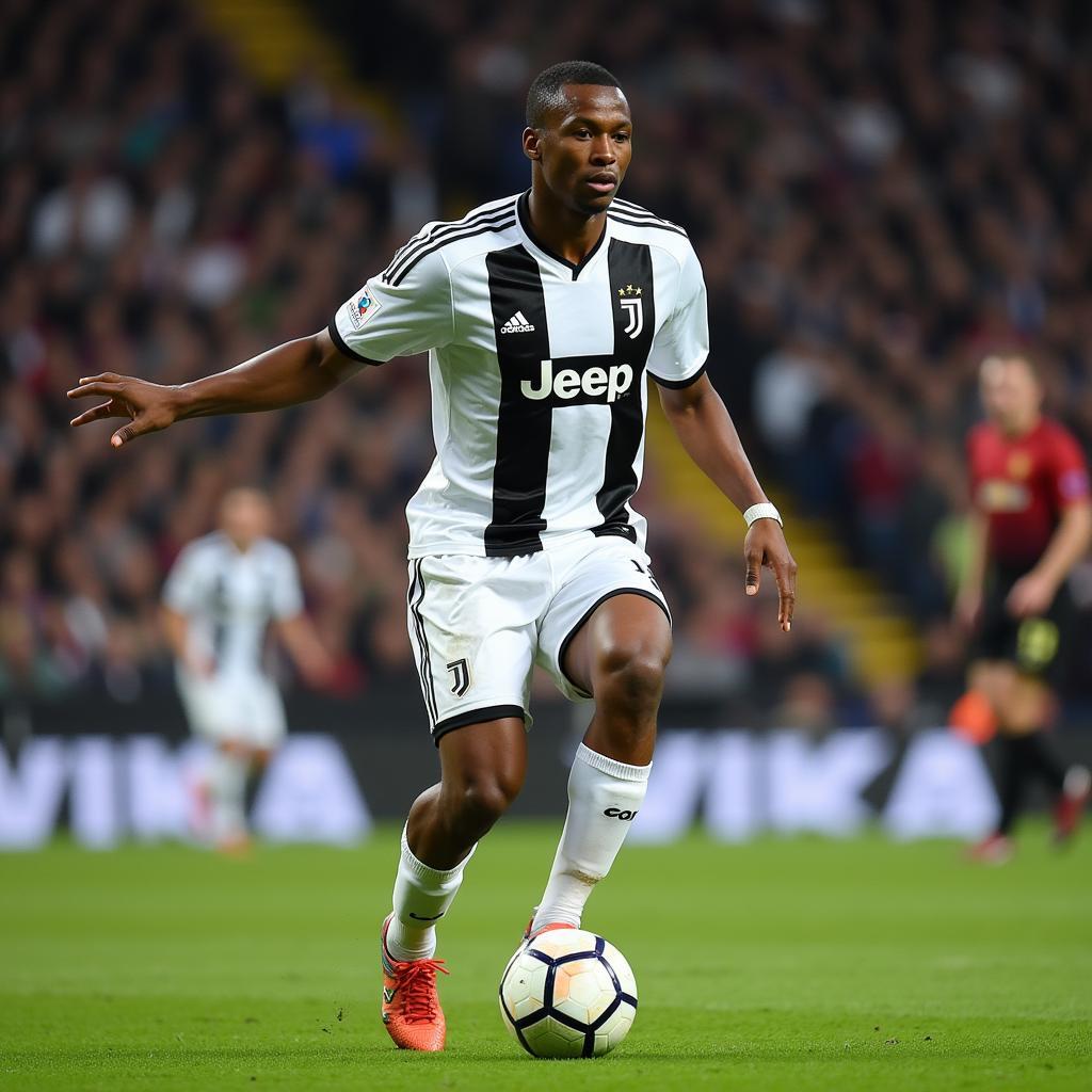 Patrice Evra trong màu áo Juventus