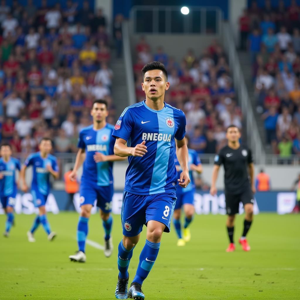 Đội bóng Persela Lamongan trên sân cỏ