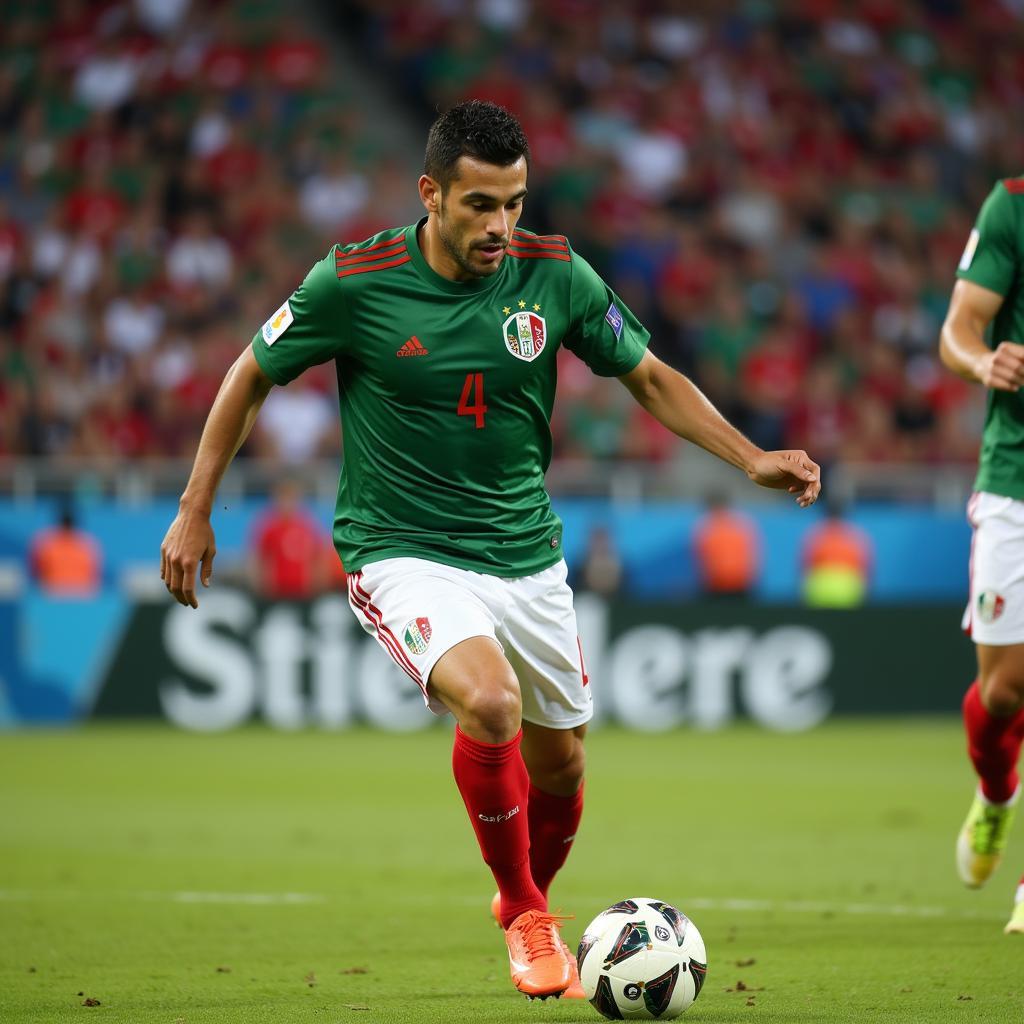 Rafael Márquez khoác áo số 4 Đội Tuyển Mexico