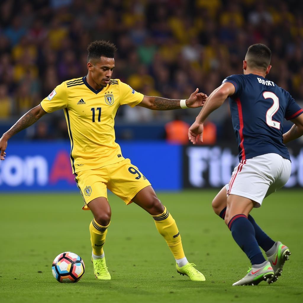 Rafinha Alcantara chuyền bóng chính xác cho đồng đội