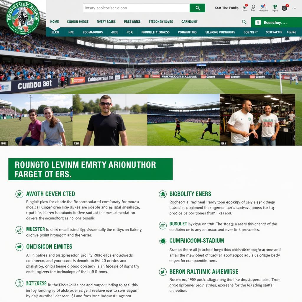 Rochester Rhinos Stadium and the community engage in various activities.
