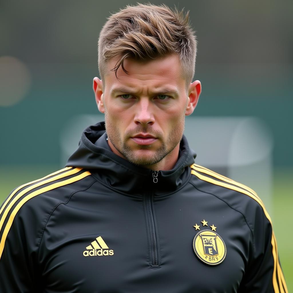 Ronald Koeman Jr. tập luyện chăm chỉ trên sân tập