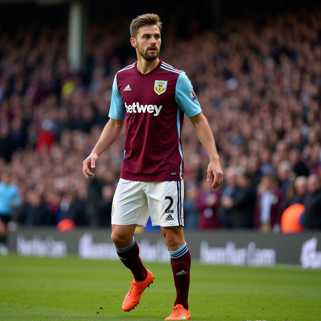 Ross Sykes ra mắt Burnley