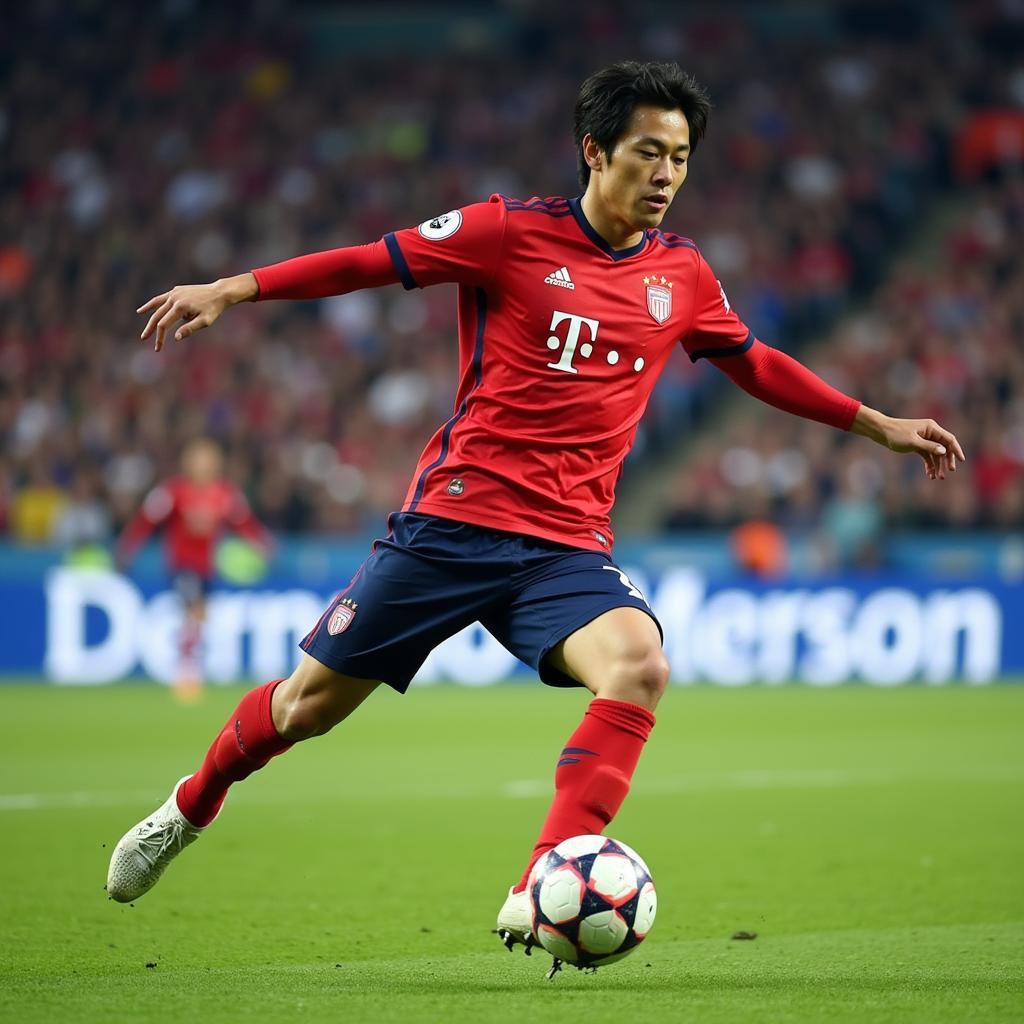 Ryotaro Ito sút xa mạnh mẽ