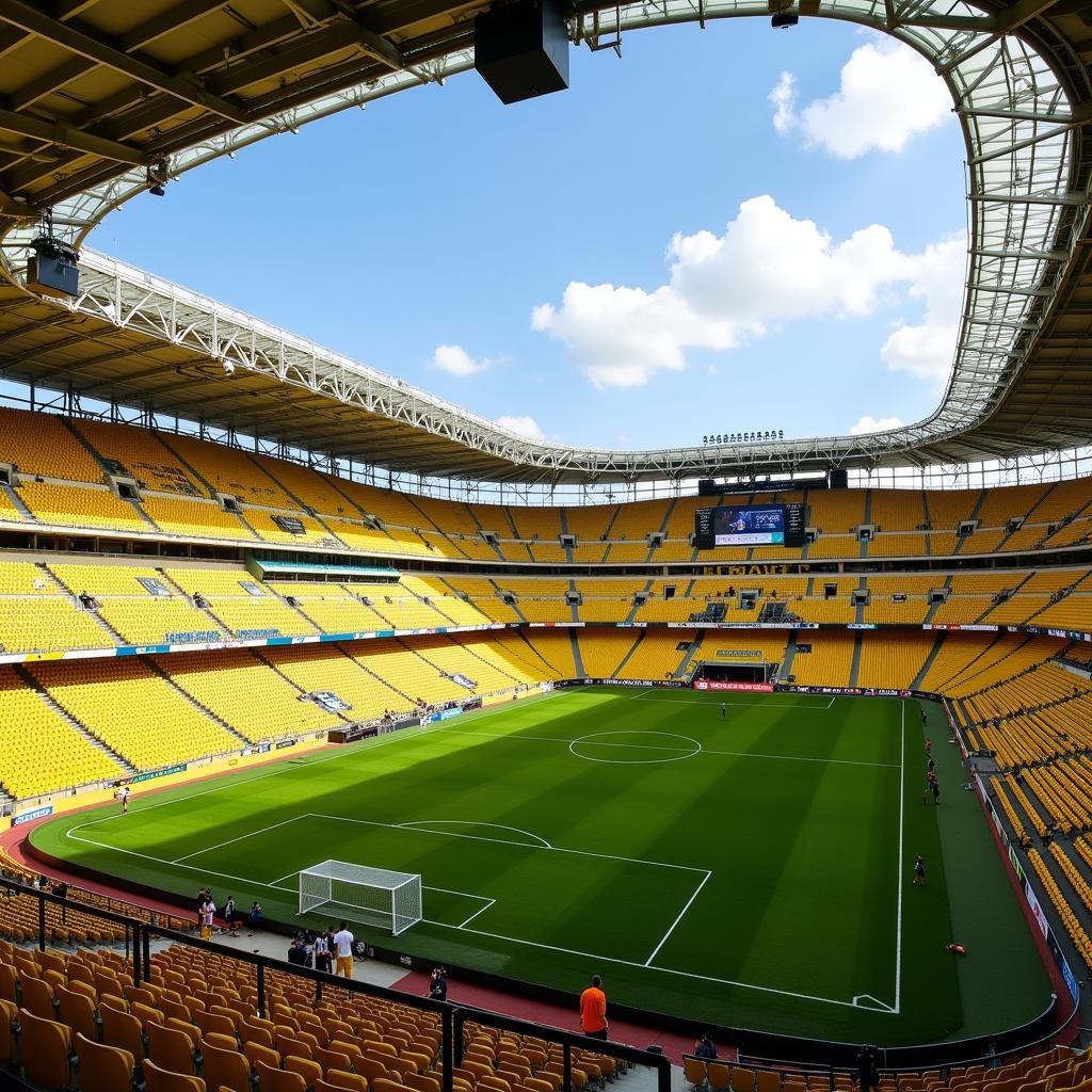 Sân bóng Estadio de la Cerámica tại Villarreal Ciudad