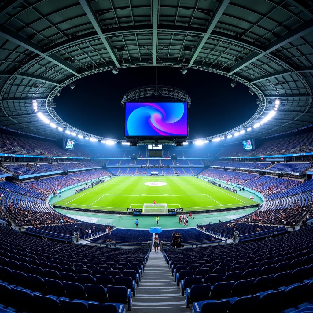 Nội thất sân vận động Asiad Busan