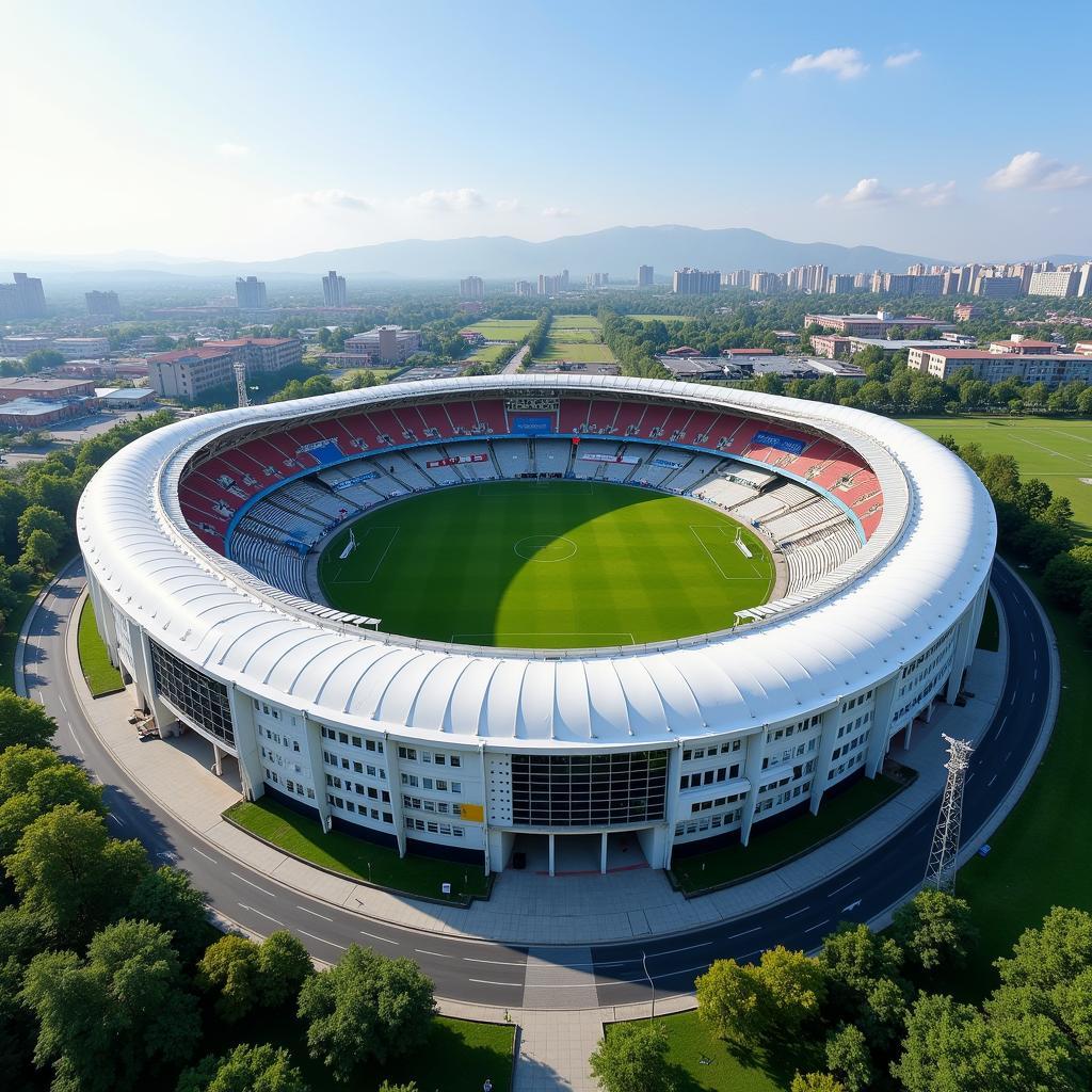 Toàn cảnh sân vận động Bunyodkor Stadium