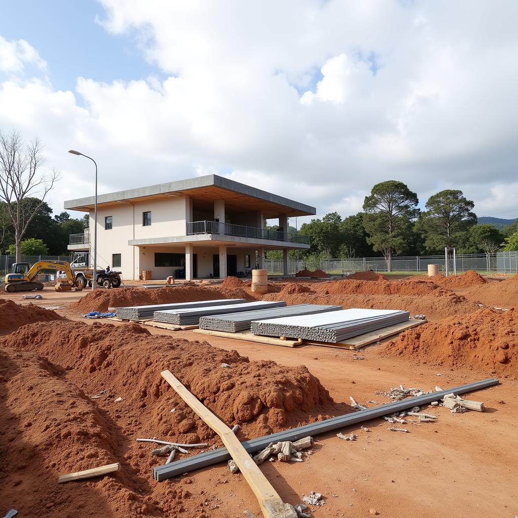 Construction of Estádio Municipal Eng. Manuel Branco Teixeira