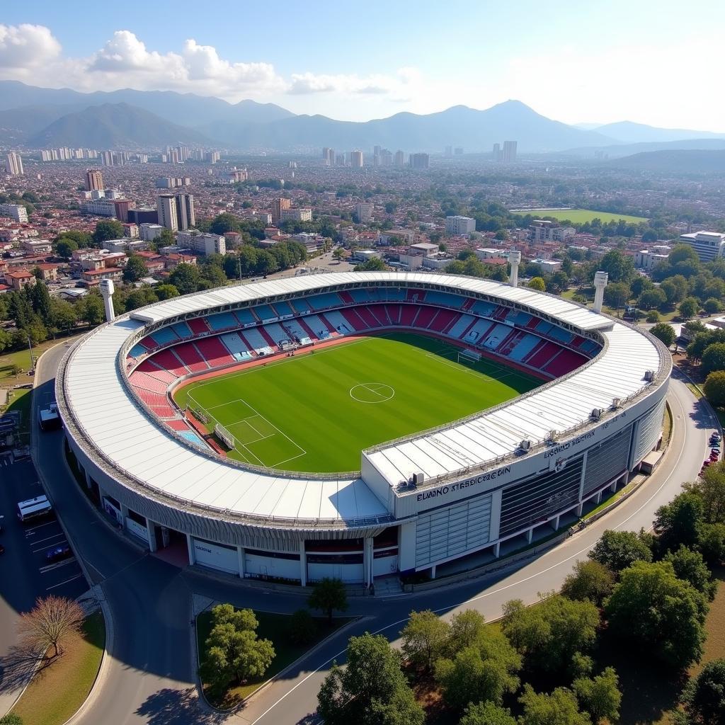 Toàn cảnh sân vận động Estadio Héroe de Nacozari