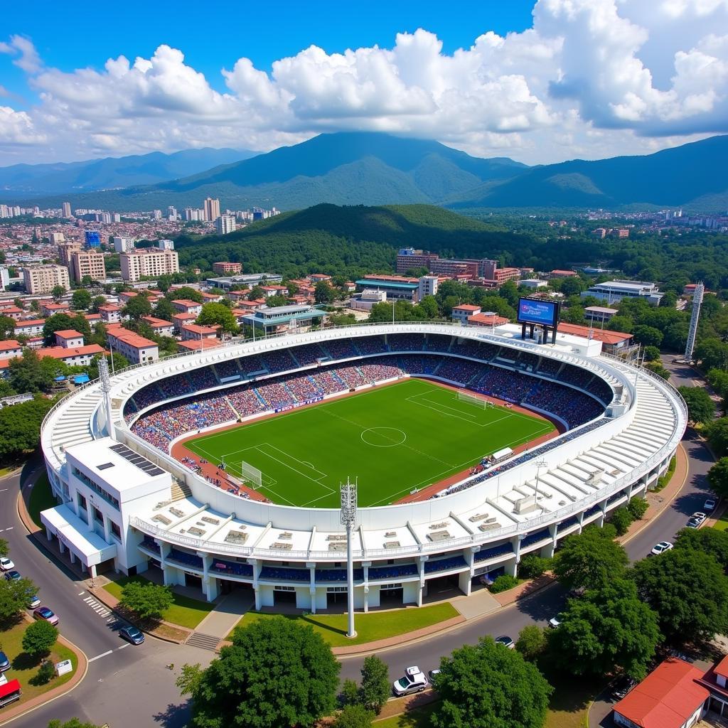 Sân vận động Quốc gia Tiburcio Carías Andino ở Tegucigalpa, Honduras